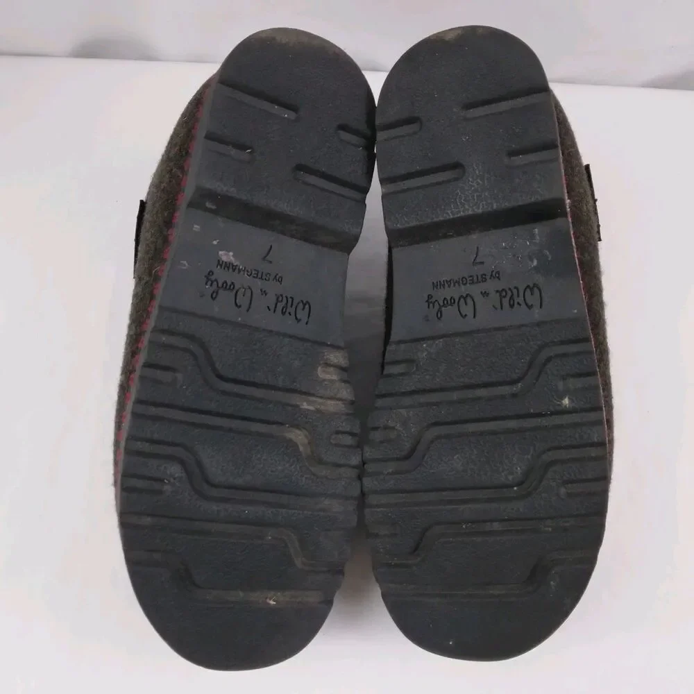 Wild n Wooly by Stegmann Shoes Gray Pure New Wool Germany Women's Size US 7 - Picture 14 of 15